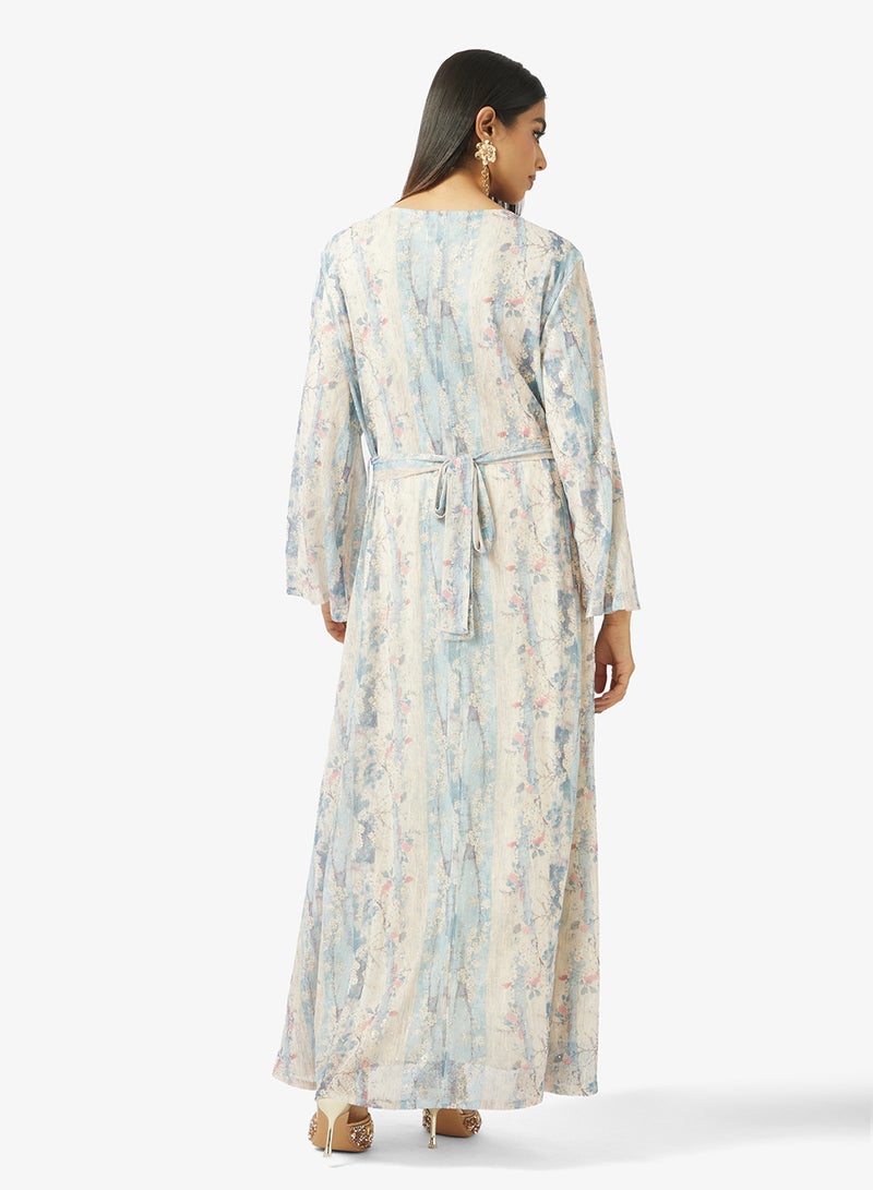 خزانة جلابية بطبعة زهور - Image 2